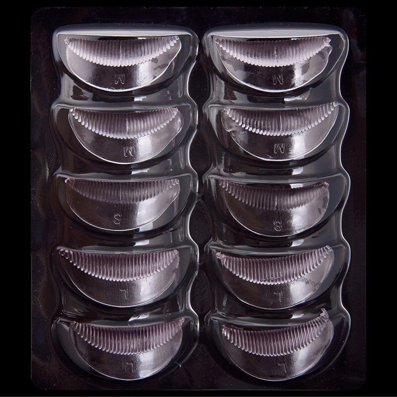 5Pairs Silicone Durable Eyelash Permanent Perm Curler Curlin