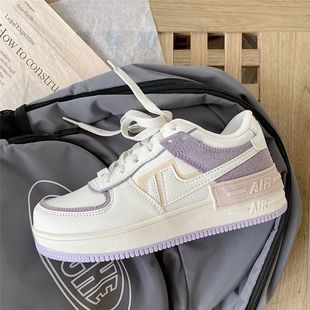 Patchwork Ladies Sneakers Fashion Purple Woman Vulcanize Sho