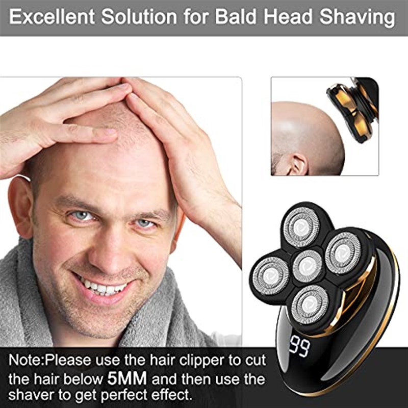 Kibiy Electric Shavers for Men Bald Head Shaver Mens Electri