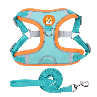 好货Dog Harness Dogs Leashs Mesh Chest Strap Supplies Adjust
