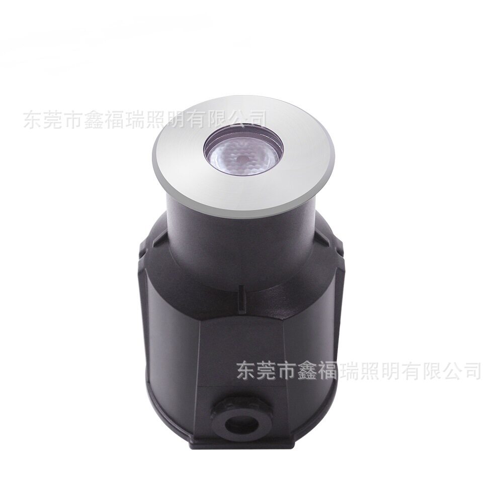 1W迷你IP68防水嵌入式水下灯低压泳池灯不锈钢水底灯户外投射灯