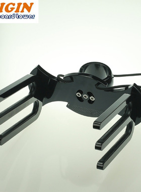 游艇船舶铝制黑色蝙蝠形滑水塔滑水板存放支架OWT-WWIIB