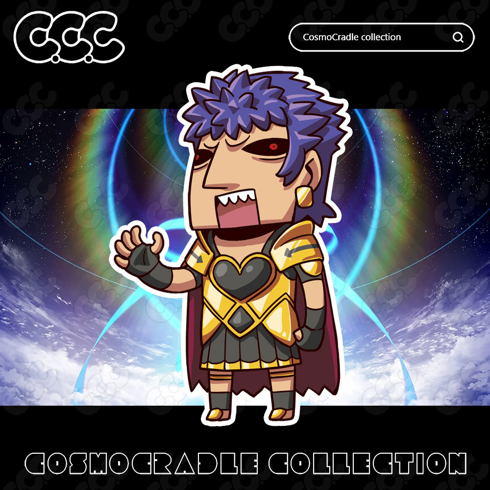 命运冠位指定 FGO Q版 卡利古拉 UV转印贴纸