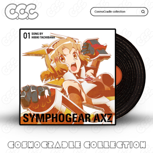 战姬绝唱 专辑封面系列 黑胶唱片 光盘CD UV转印防水贴纸