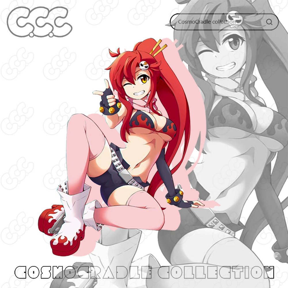 天元突破红莲螺岩 优子 UV转印防水贴纸