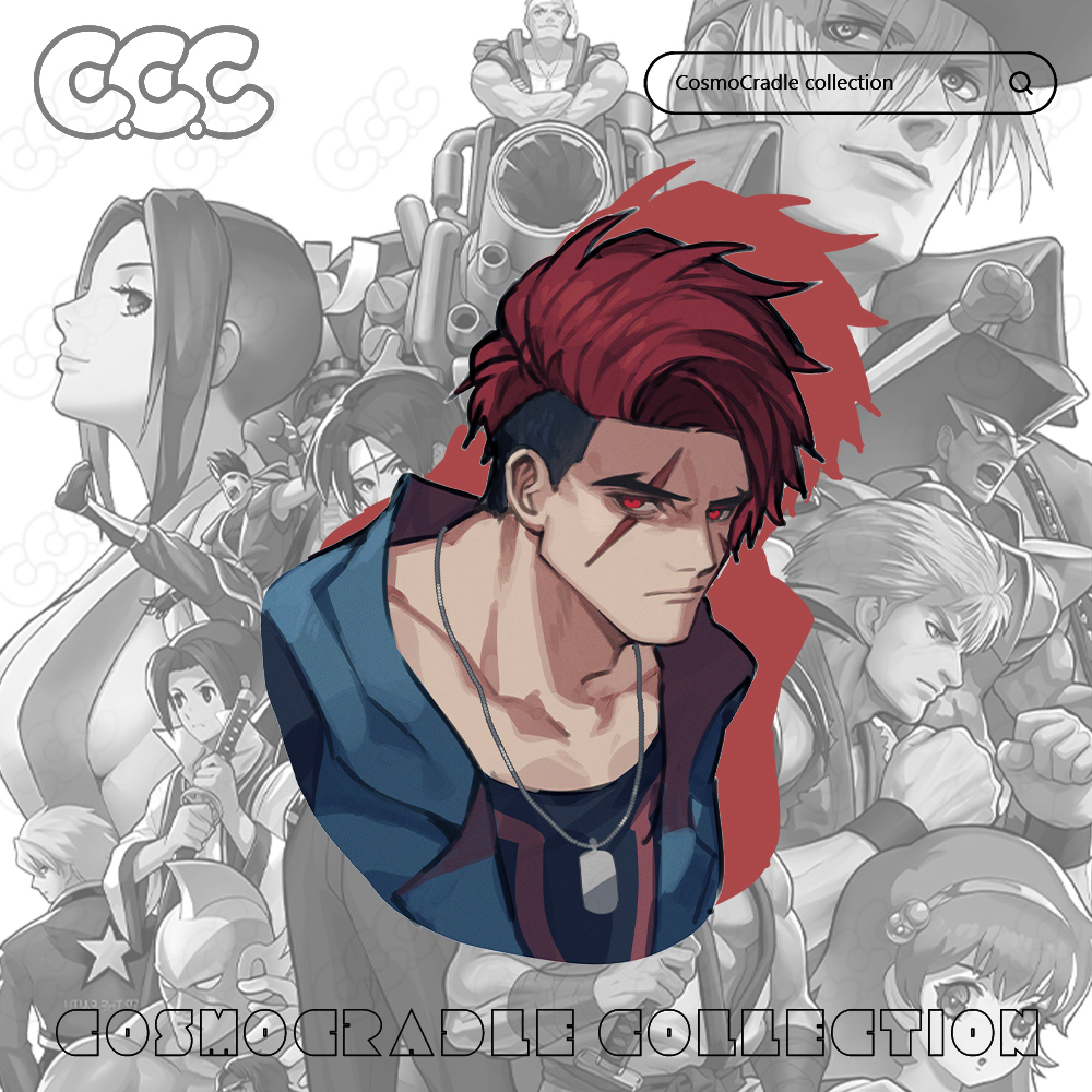 SNK游戏系列 街霸系列 卢克·沙利文 UV转印防水贴纸