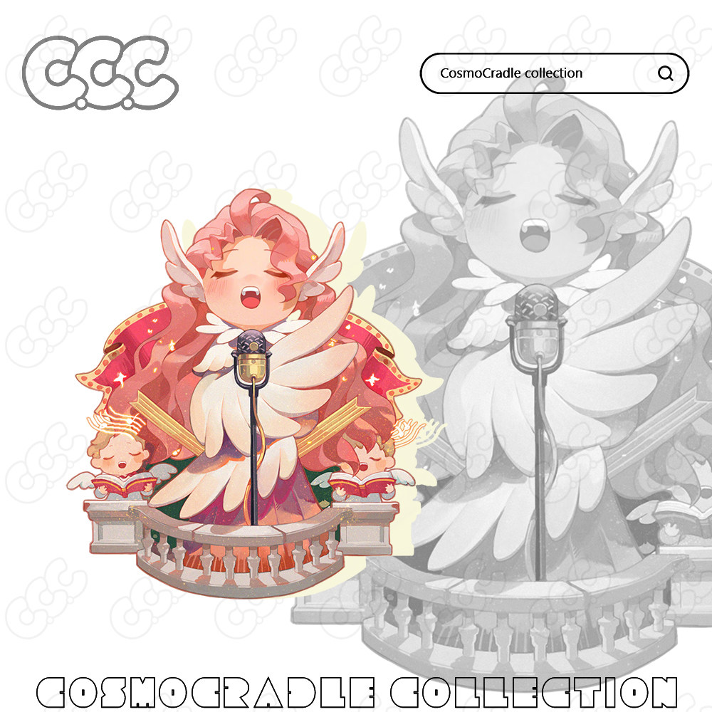 魔卡少女樱 Q版库洛牌拟人 UV转印防水贴纸