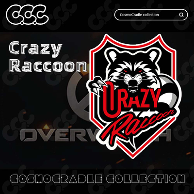 守望先锋联赛 战队队标 Crazy Raccoon