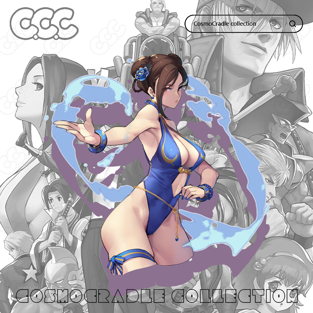 SNK游戏系列 街霸系列 春丽 UV转印防水贴纸