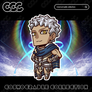 命运冠位指定 FGO Q版 托勒密 UV转印防水贴纸