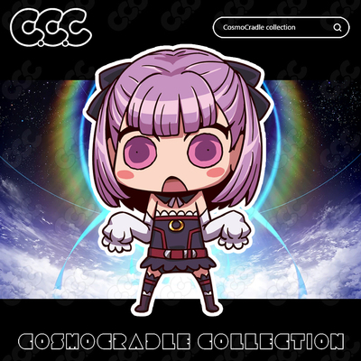 命运冠位指定 FGO Q版 海伦娜・布拉瓦茨基 UV转印贴纸