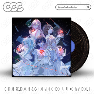 Vocaloid专辑封面系列 黑胶唱片 光盘CD UV转印防水贴纸