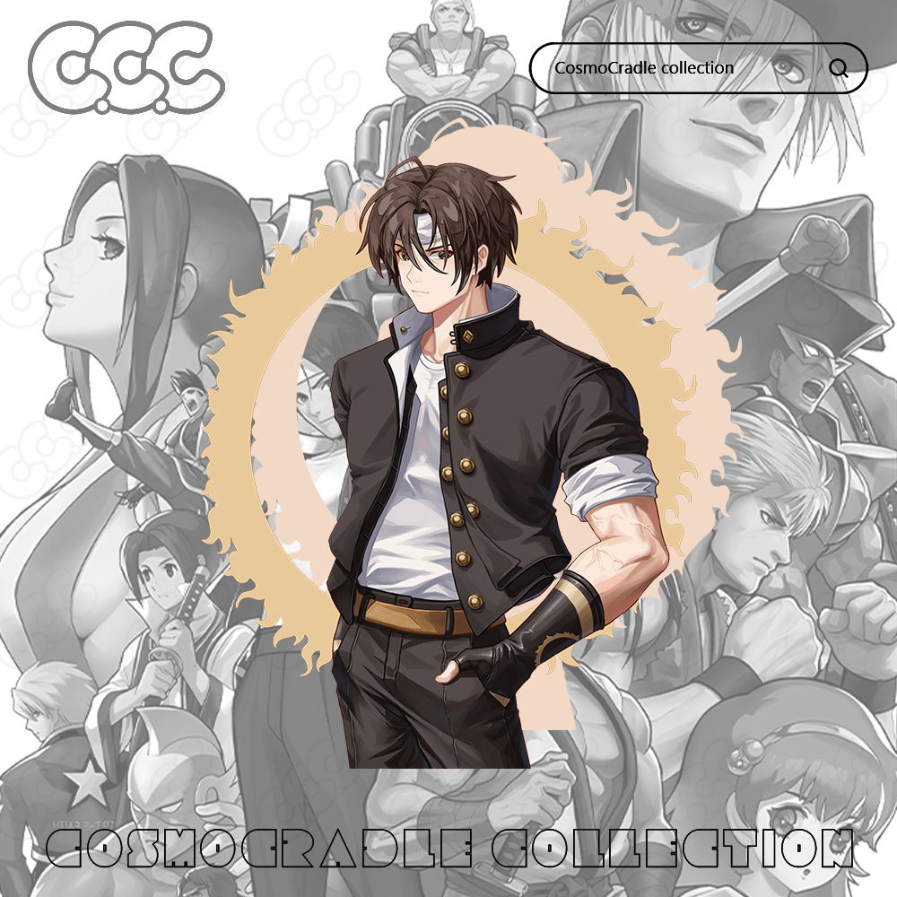 SNK游戏系列 拳皇系列 草薙京 UV转印防水贴纸