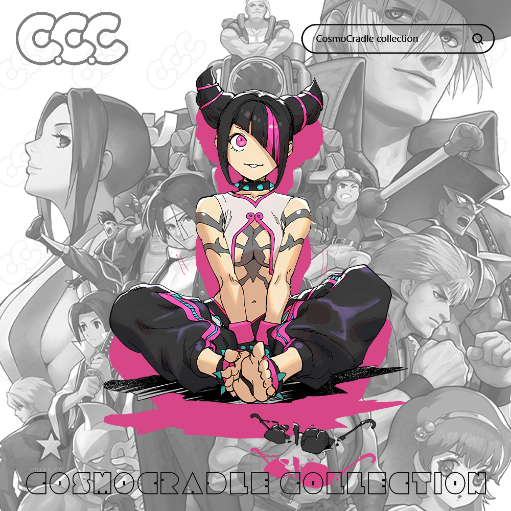 SNK游戏系列 街霸系列 韩蛛俐 UV转印防水贴纸