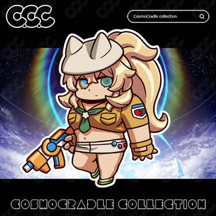 命运冠位指定 FGO Q版贴纸 UDK－巴格斯特 UV转印防水贴纸