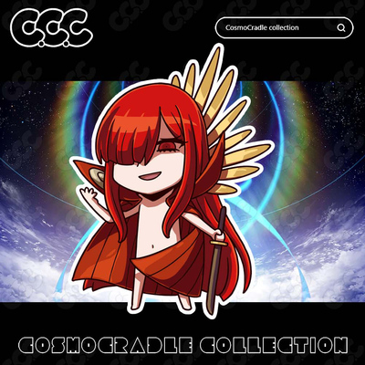 命运冠位指定 FGO Q版贴纸 织田信长Avenger UV转印防水贴纸