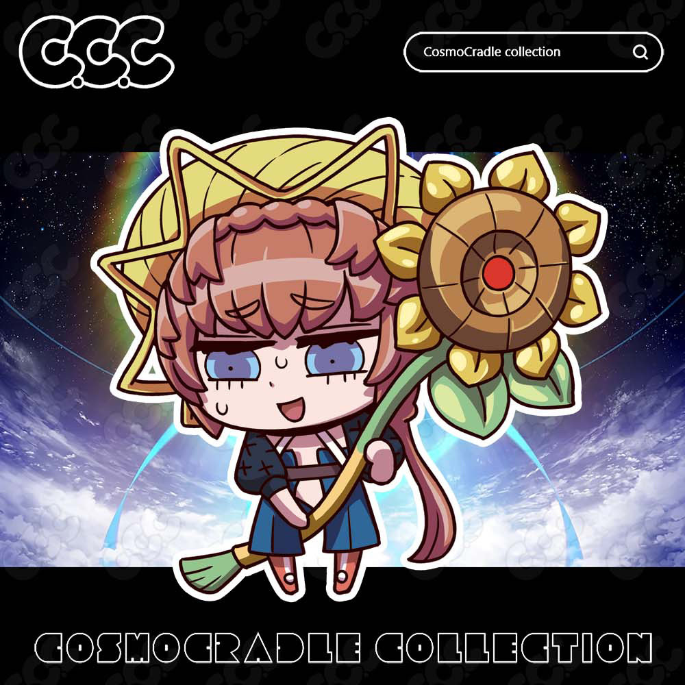 命运冠位指定 FGO Q版贴纸 梵高 UV转印防水贴纸