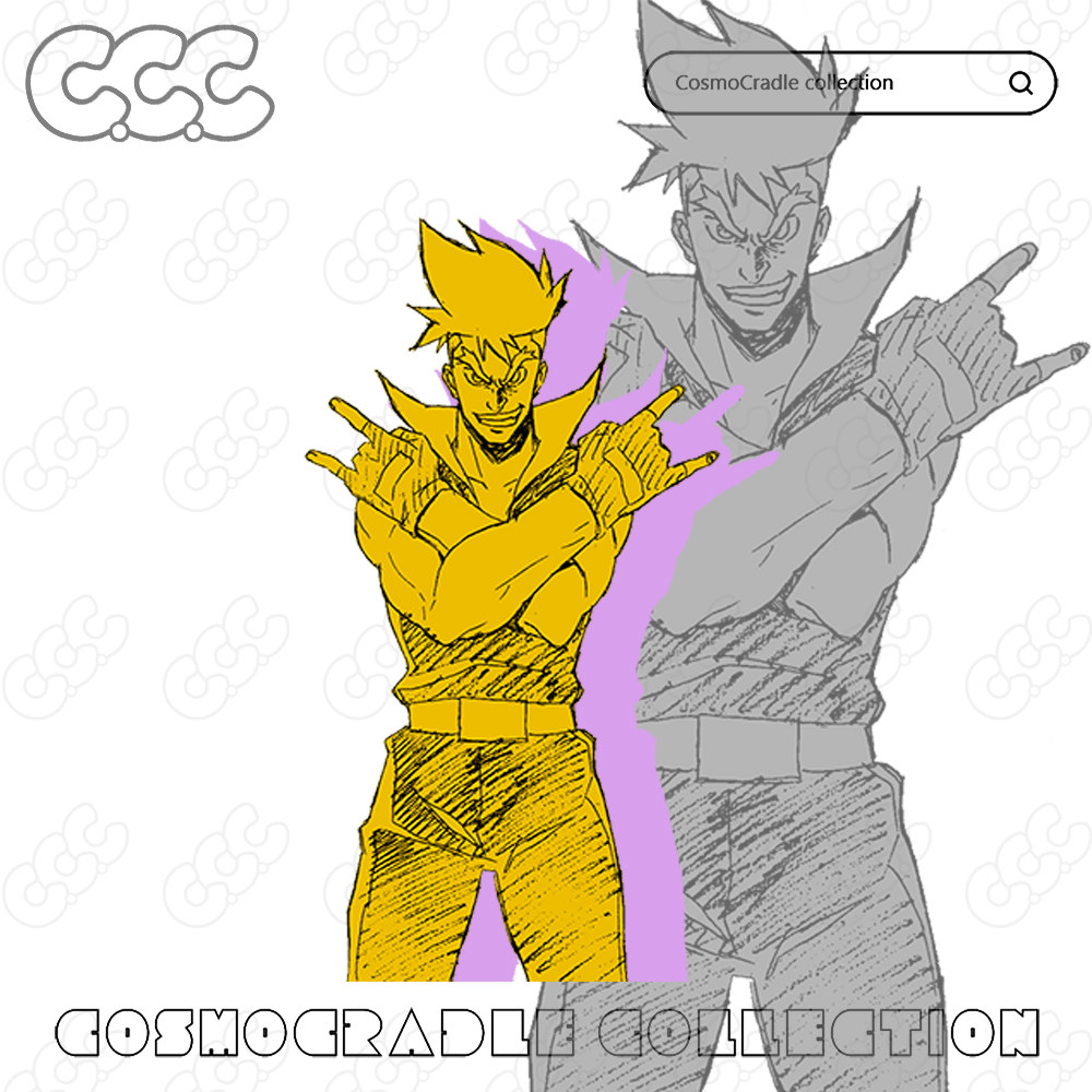 天元突破红莲螺岩  UV转印防水贴纸