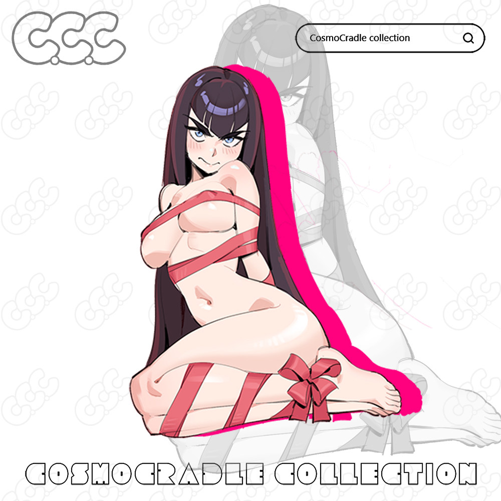 斩服少女 鬼龙院皐月 UV转印防水贴纸