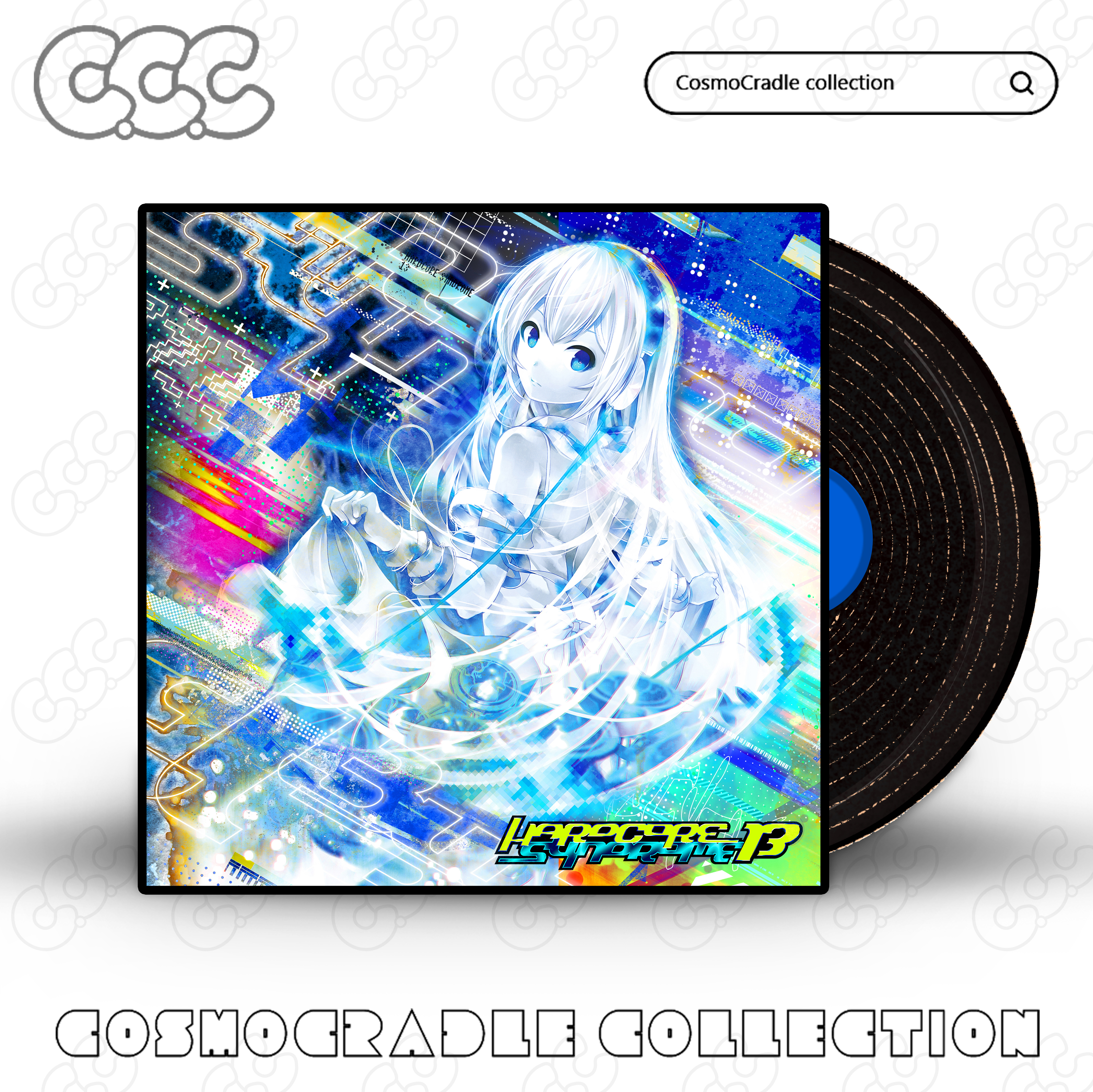 Hardcore Syndrome专辑封面系列 黑胶唱片 光盘CD UV转印防水贴纸