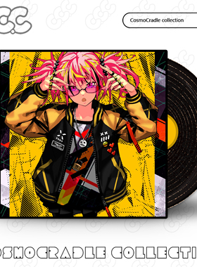 EGOIST专辑封面系列贴纸 黑胶唱片 光盘CD UV转印防水贴纸