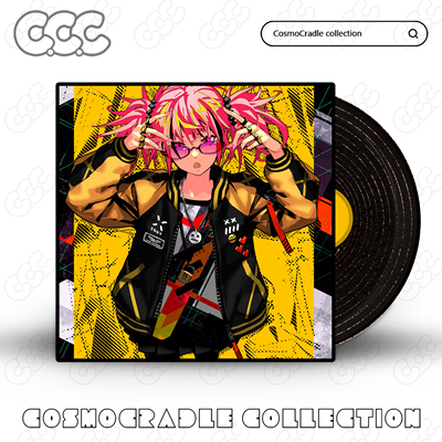 EGOIST专辑封面系列贴纸 黑胶唱片 光盘CD UV转印防水贴纸