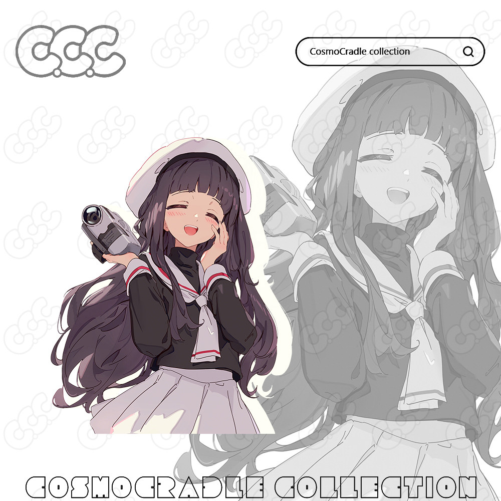 魔卡少女樱 大道寺知世 UV转印防水贴纸