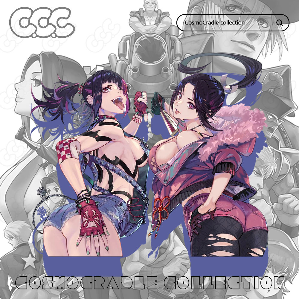 SNK游戏系列 街霸系列 韩蛛俐 不知火舞 UV转印防水贴纸