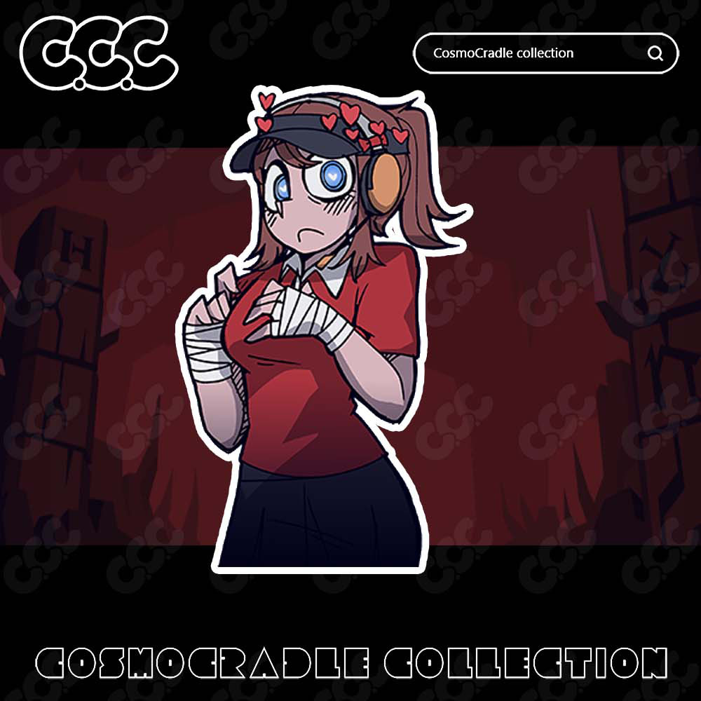 Helltaker风格系列 动漫卡通贴纸 UV转印防水贴纸