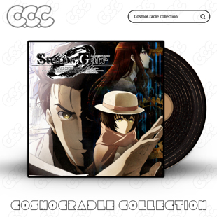 命运石之门 光盘CD ACG专辑封面系列贴纸 黑胶唱片