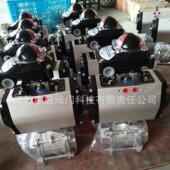 16P气动丝扣软密封球阀 三片式 气动球阀1000WOG JLQ611F 304 CF8