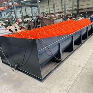 红胶泥石螺旋洗石机粘土泥石泥沙清洗设备大型陶瓷颗粒洗砂机