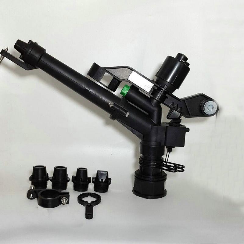 1寸半DN40塑料摇臂旋转喷头喷枪可控角 草坪农田灌溉喷灌