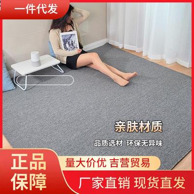 V45O灰色办公室地毯满铺商用酒店开业走廊长条地垫摄影棚拍照垫子