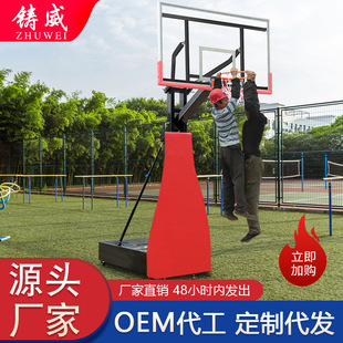 篮球架户外可升降标准篮板家用室外可移动成人比赛篮球架子篮球框