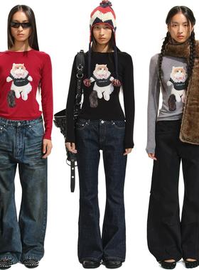 Two little guys*天丝羊毛插肩袖