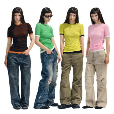 Two little guys*强捻超薄纯棉微透