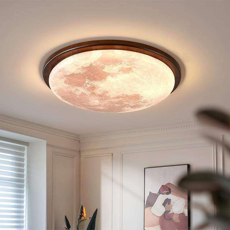 卧室吸顶灯创意星球中古风简约书房主卧灯全光谱护眼月球儿童房灯,3C数码配件,USB灯,淘宝优惠券,粉丝福利购,淘宝优惠卷