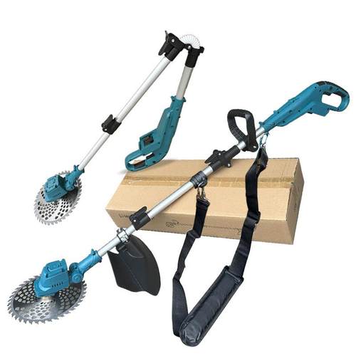 电动充电割草机农用家用除草机锂电便携园林修剪工具草坪机打草机