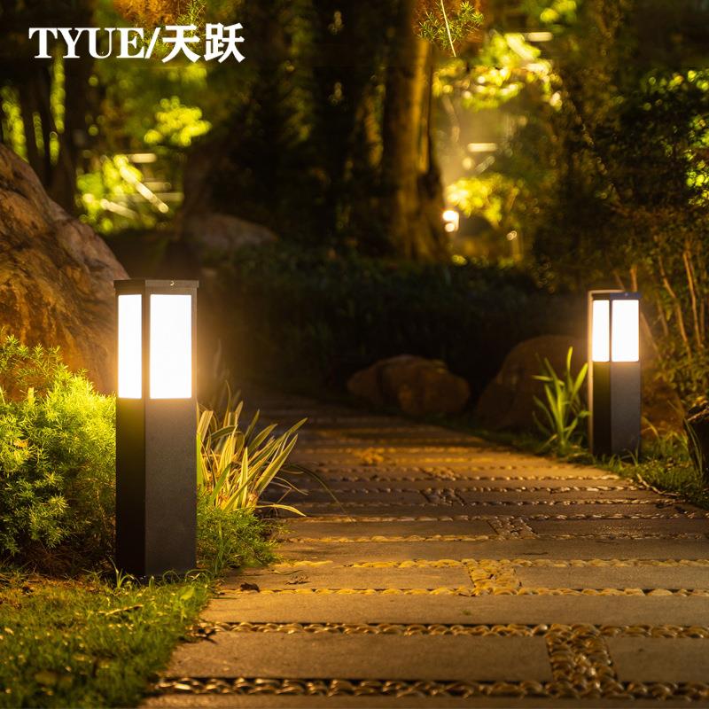 太阳能草坪灯户外防简约庭院灯花园别墅过道装饰灯景灯两用草地灯