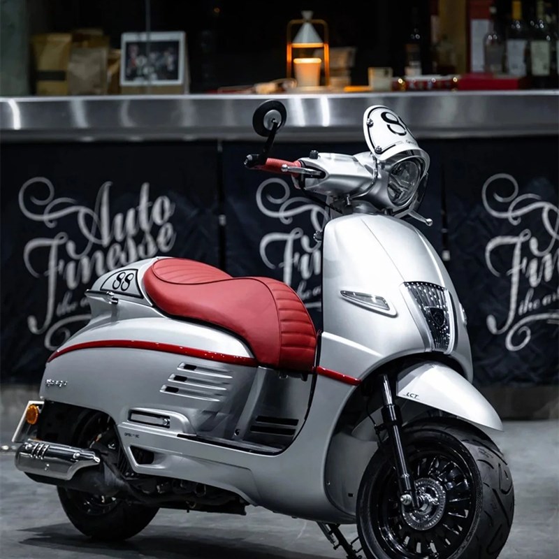 天飞仕适用于标致姜戈150小风挡改装竞技前挡风姜戈TT150复古配件