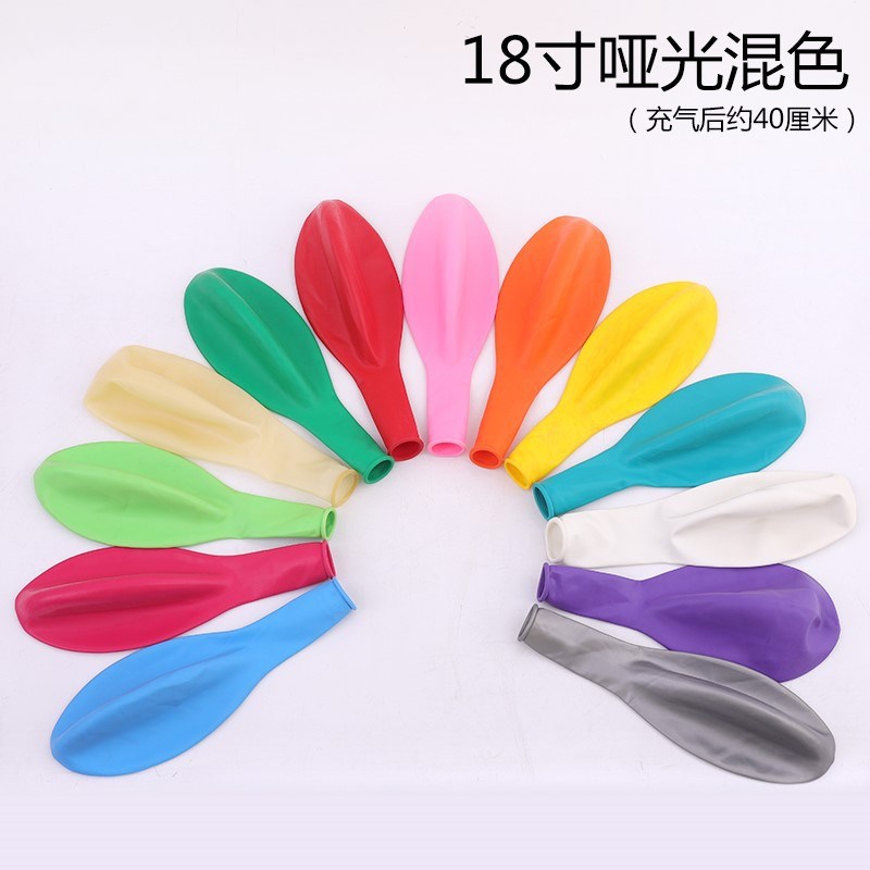 18寸36寸地爆加厚大气球开业告白结婚布置儿童生日装饰男女宝