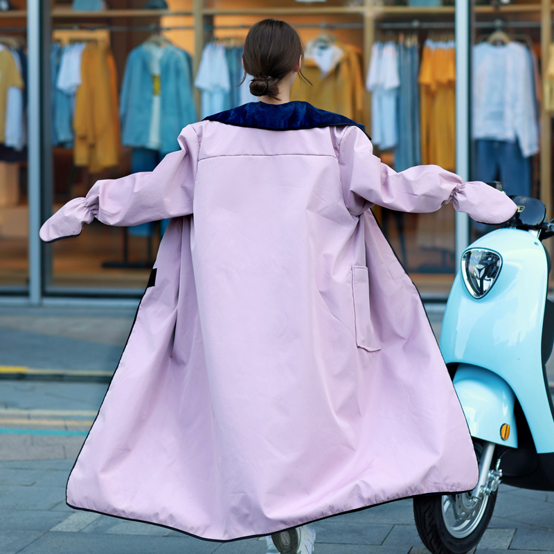 分离式挡风被冬季电动车档电功车骑车防寒服保暖神器防风衣服冬天