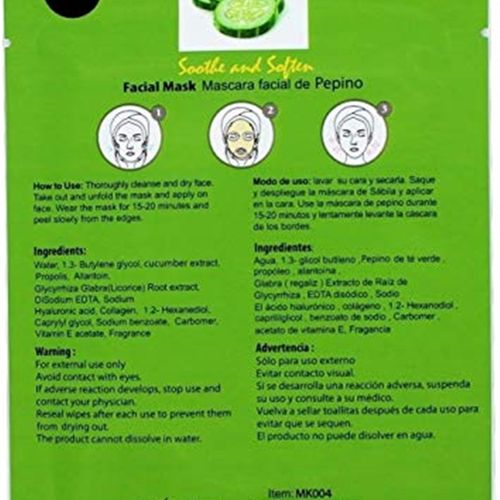 Celavi Facial Mask Set Korean Essence Sheet Masks (12-pcs  C