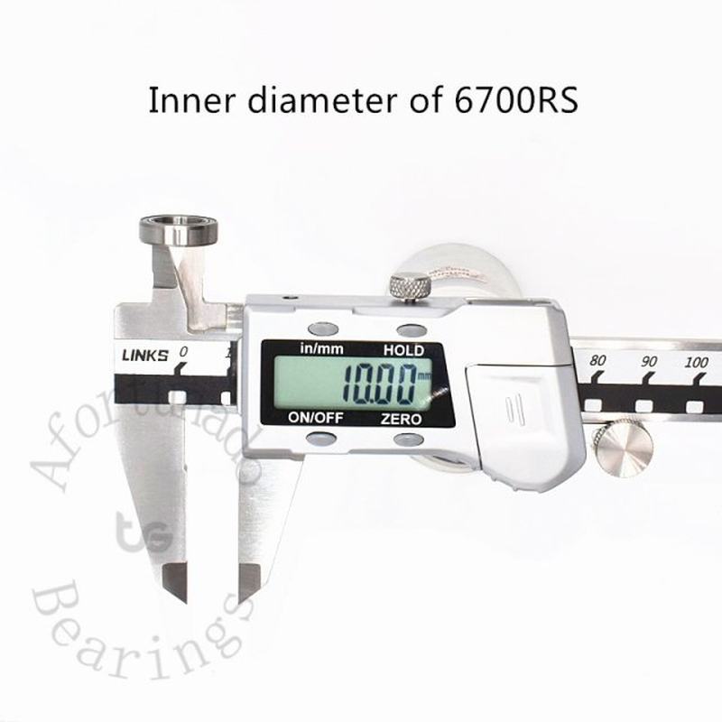 10pcs 6700RS 10*15*4(mm) free shipping chrome steel rubber