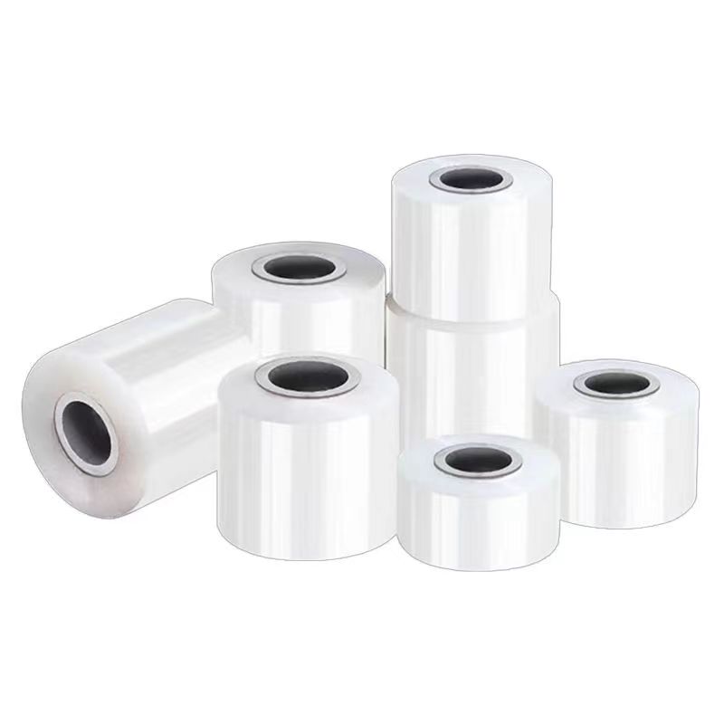 小卷PE缠绕膜5cm工业包装膜6cm外送保鲜膜打包盒封口嫁接捆菜膜