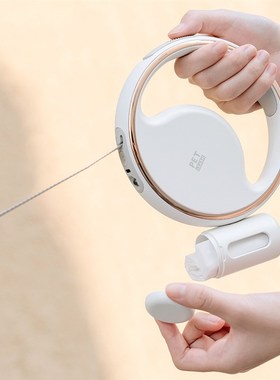 Retractable Pet Dog Leash Lead Walking Traction Rope Recharg