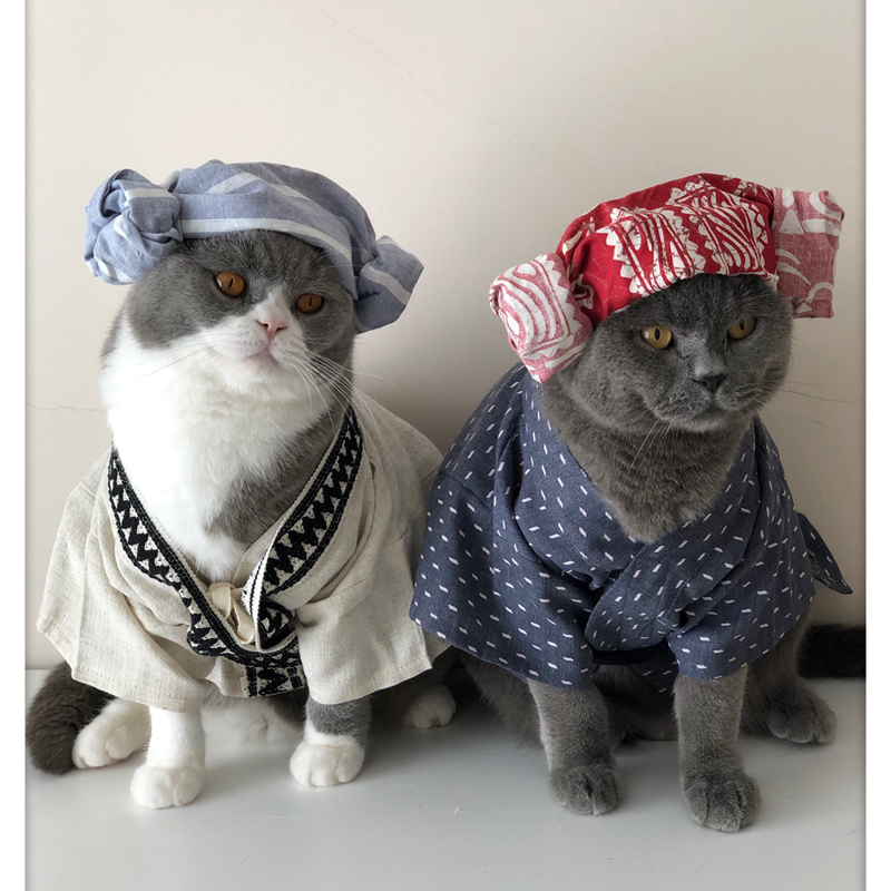 Pet Dog Clothes Thin Summer Festival Kimono Cat Puppy