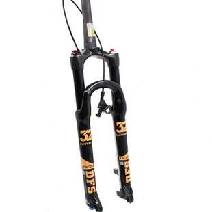 DFS超轻山地自行车碳纤维前叉椎管线控锁死气叉2019新款质保2年