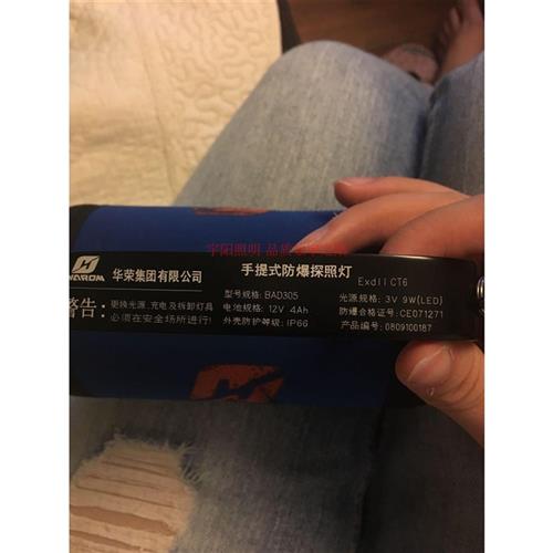 上海华荣BAD305手提式防爆探照灯 华荣BAD305D手电筒充电器 原装